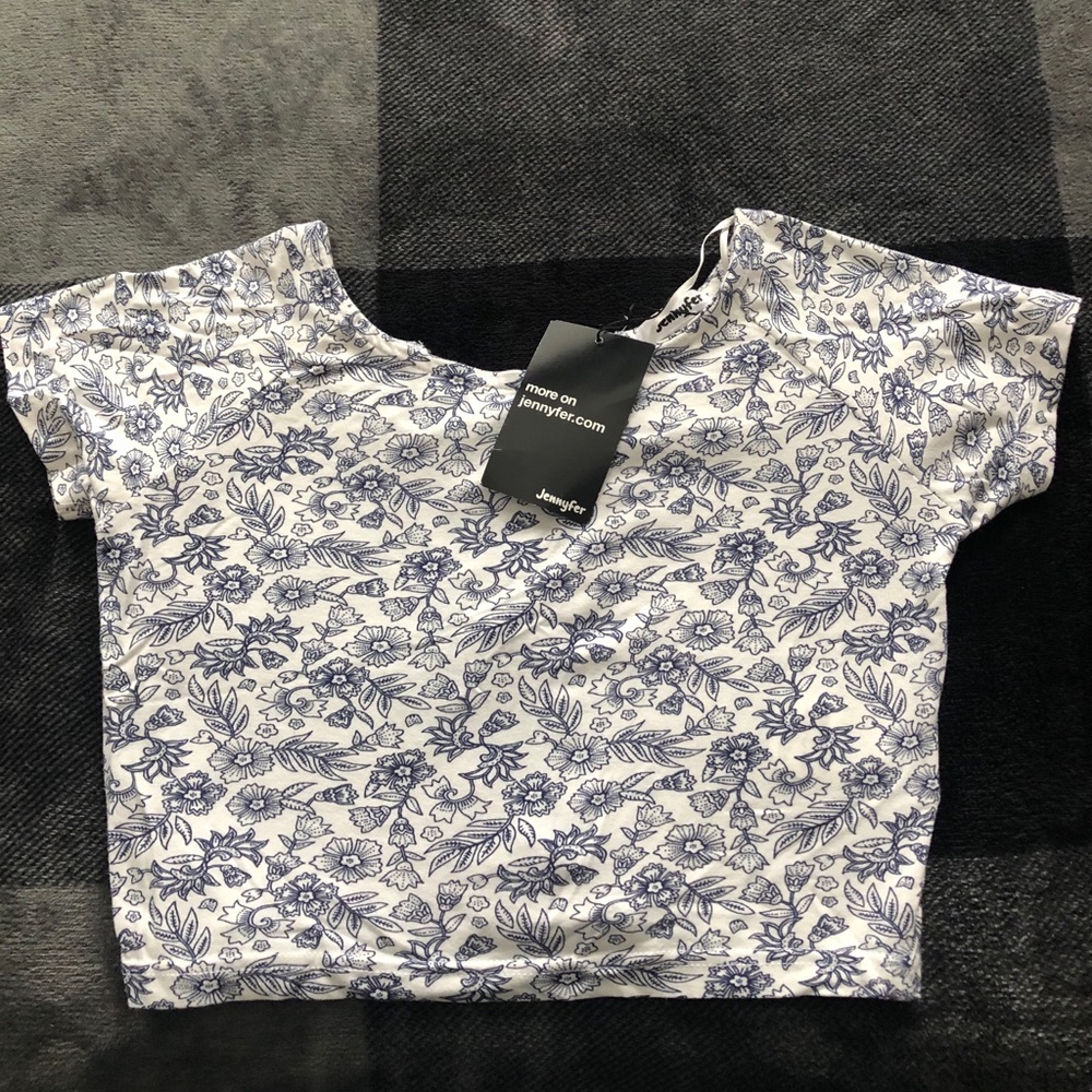 Jennyfer floral crop top